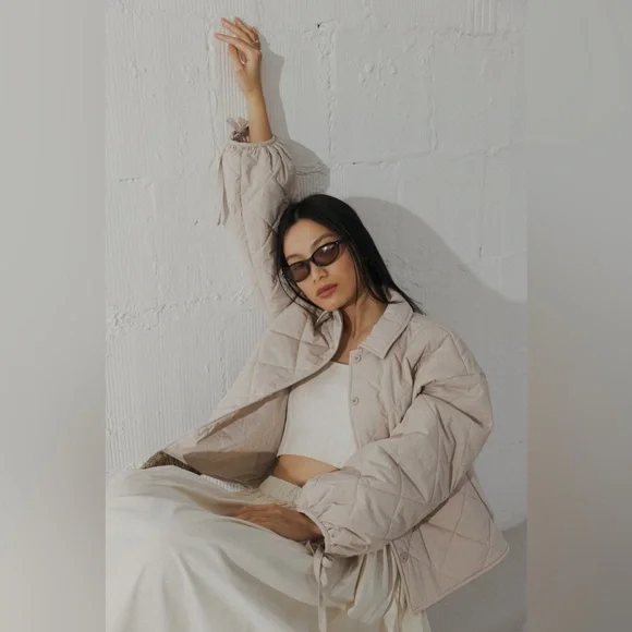 Mod Ref Cameron jacket in bone color. - Picture 3 of 8